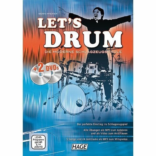 Pfeifer, Benni Hage - Let's Drum - Die moderne Schlagzeugschule (inkl. Online Audio/Video)