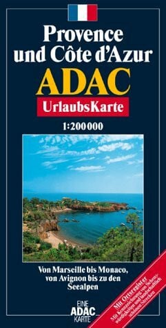 ADAC Karte, Provence und Cote d' Azur