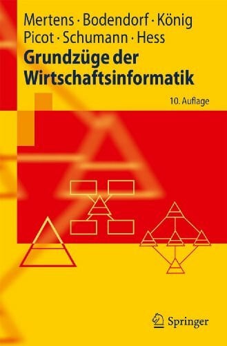 Hess, Thomas Grundzüge der Wirtschaftsinformatik (Springer-Lehrbuch)