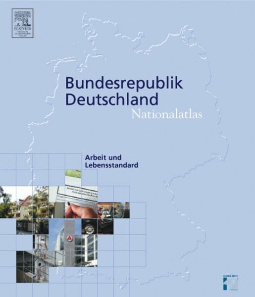 Faßmann, Heinz Nationalatlas Bundesrepublik Deutschland - Arbeit und Lebensstandard: Labour and the Standard of Living