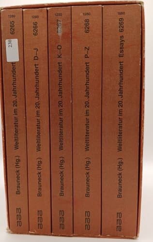 Brauneck, Manfred Weltliteratur im 20. Jahrhundert: Band 1-5 (rororo handbuch)
