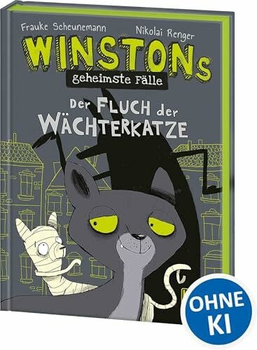 Renger, Nikolai Winstons geheimste Fälle (Band 1) - Der Fluch der Wächterkatze: Kinderbuch ab 10 Jahre - Präsentiert von Loewe Wow! - Wenn Lesen WOW! macht
