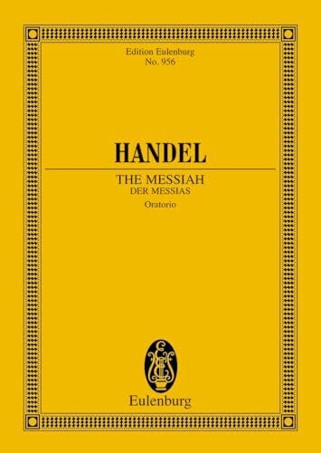 Händel, Georg Friedrich Messias HWV 956, Partitur