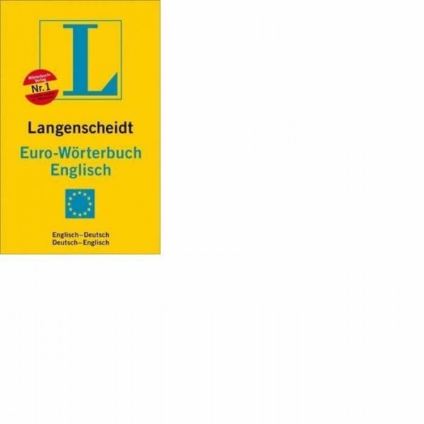 Langenscheidt-Redaktion Langenscheidt Euro-Wörterbuch Englisch: Englisch-Deutsch/Deutsch-Englisch (Diccionario)
