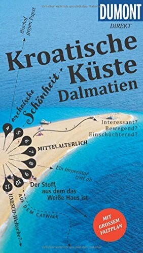 Schetar, Daniela DuMont direkt Reiseführer Kroatische Küste Dalmatien: Mit großem Faltplan