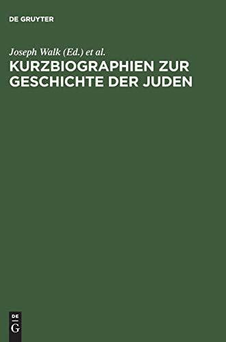 Leo Baeck Institute Kurzbiographien zur Geschichte der Juden: 1918–1945