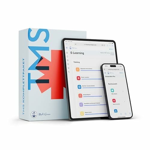 Lechner, Constantin MedGurus - TMS Komplettpaket - Umfassende Vorbereitung auf den Medizinertest mit 7.000+ Übungsaufgaben, E-Learning & Kompendium inkl. TMS Simulation - Erfolgreich ins Medizinstudium