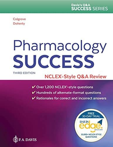 Doherty, Christi D. Pharmacology Success: Nclex?-Style Q&A Review (Davis's Q&a Success)