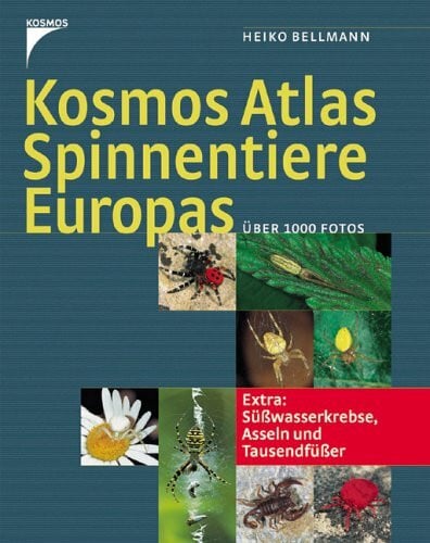 Bellmann, Heiko Kosmos Atlas Spinnentiere Europas: Extra: Süsswasserkrebse, Asseln und Tausendfüsser