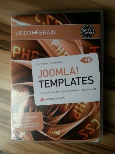 Koch, Daniel Joomla!-Templates - Video-Training: Professionelle Templates entwickeln und anpassen. Sehen, hören, mitmachen! Für Windows XP/Vista oder Mac OS X ... (AW Videotraining Programmierung/Technik)
