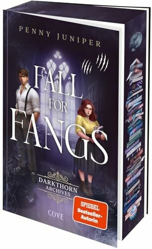 Juniper, Penny Fall for Fangs (Darkthorn Archives 2): Spicy Fantasy RomCom im Schottland der 1920er Jahre | Limitierte Auflage mit Farbschnitt
