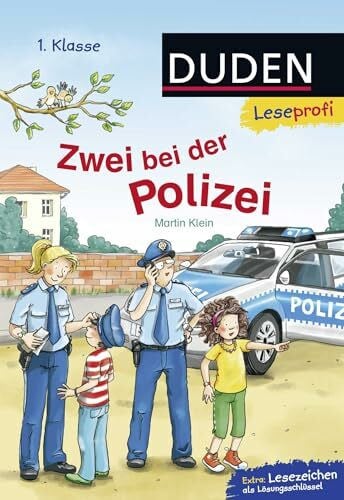 Wieker, Katharina Duden Leseprofi – Zwei bei der Polizei, 1. Klasse: Kinderbuch für Erstleser ab 6 Jahren (Lesen lernen 1. Klasse, Band 12)
