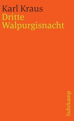 Kraus, Karl Schriften, Bd. 12: Dritte Walpurgisnacht