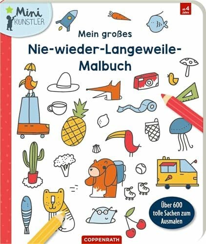 Jesus, Joana Mein großes Nie-wieder-Langeweile-Malbuch (Mini-Künstler)