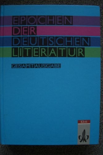 Wucherpfennig, Wolf Epochen der deutschen Literatur: Gesamtausgabe