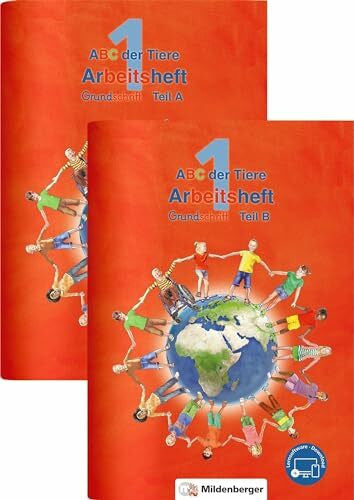 Kuhn, Klaus ABC der Tiere 1 – Arbeitsheft Grundschrift, Teil A und B: Teil A (80 S.) und B (88 S.)