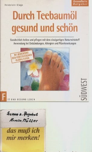 Heidelore Kluge Durch Teebaumöl gesund und schön