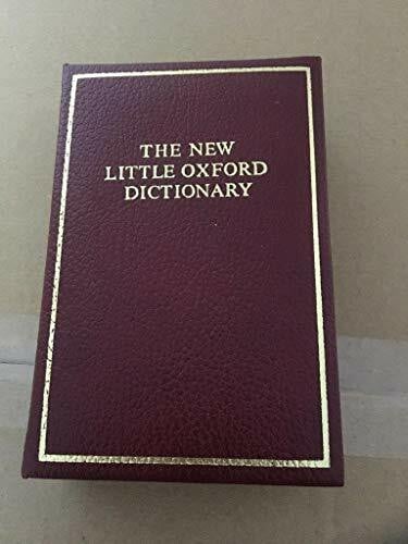Swannell, Julia The Little Oxford Dictionary of Current English