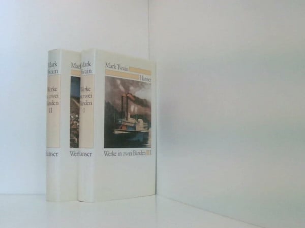 Twain, Mark Werke in zwei Bänden (Hanser Bibliothek)