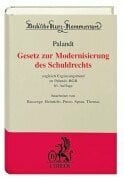 Palandt, Otto Palandt Gesetz zur Modernisierung des Schuldrechts (Ergänzungsband zu Palandt, Bürgerliches Gesetzbuch 61. Auflage mit Unterlassungsklagengesetz, Gewaltschutzgesetz (Auszug))