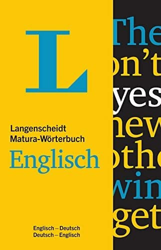 Langenscheidt, Redaktion Langenscheidt Matura-Wörterbuch Englisch: Englisch-Deutsch/Englisch-Deutsch (Langenscheidt Abitur-Wörterbücher)