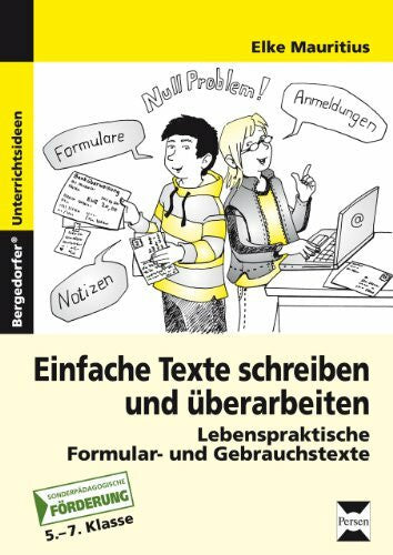 Mauritius, Elke Einfache Texte schreiben und überarbeiten: Lebenspraktische Formular- und Gebrauchstexte (5. bis 7. Klasse)