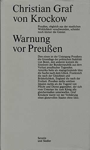Krockow, Christian von Warnung vor Preussen (German Edition)