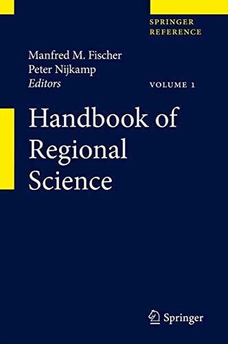 Fischer, Manfred M. Handbook of Regional Science