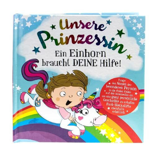 History & Heraldry Personalisiertes Magisches Märchenbuch - Prinzessin