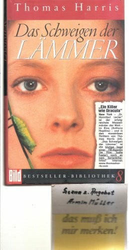 Harris, Thomas Das Schweigen der Lämmer. Bild Bestseller Bibliothek Band 8