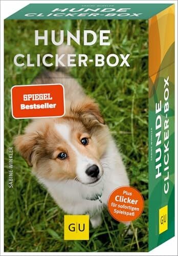 Winkler, Sabine Hunde-Clicker-Box: Hundeerziehung leicht gemacht - per Clickertraining Hunde spielerisch fördern und Vertrauen aufbauen (GU Hunde-Clicker-Training)