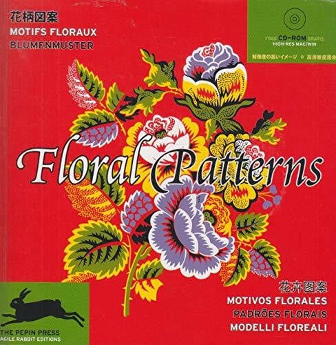 Pepin Press Floral Patterns / Blumenmuster + CD ROM