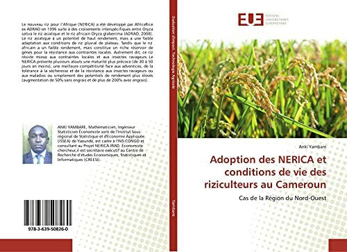 Yambare, Anki Adoption des NERICA et conditions de vie des riziculteurs au Cameroun: Cas de la Région du Nord-Ouest
