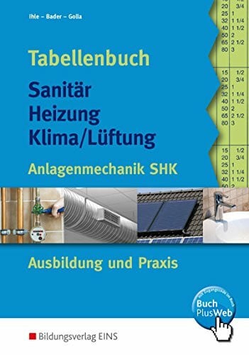 Golla, Manfred Tabellenbuch Sanitär, Heizung, Lüftung. Anlagentechnik SHK Ausbildung und Praxis (Lernmaterialien)