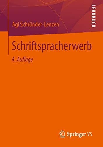 Schründer-Lenzen, Agi Schriftspracherwerb (German Edition)