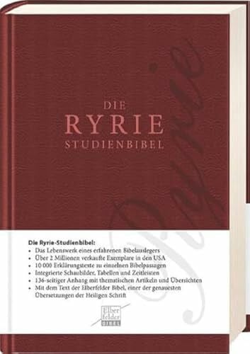 Ryrie, Charles C. Ryrie-Studienbibel - ital. Kunstleder (Elberfelder Bibel)