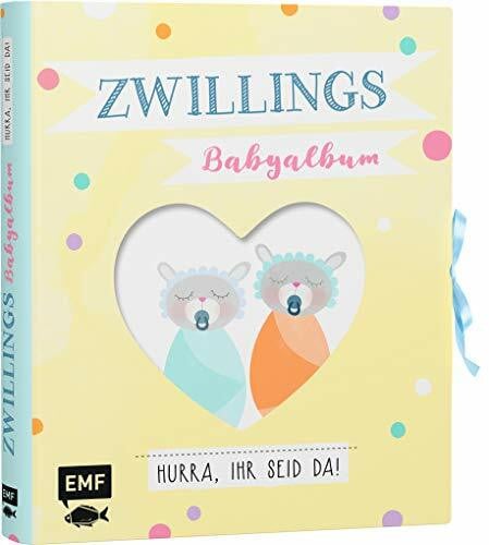 Weber, Mary-Ann Zwillings-Babyalbum – Hurra, ihr seid da!: Mit vielen Extras zum Ausfüllen, Einkleben und Sammeln (inkl. Liederbüchlein, Girlande, Kuverts und ausklappbarer Seite)