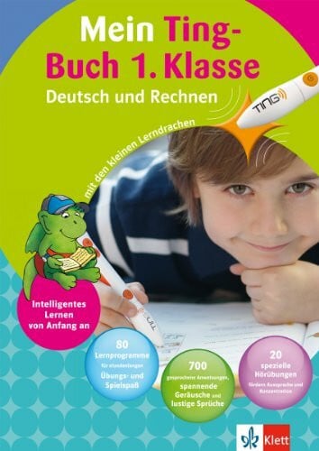 Ebbert, Birgit Klett Mein Ting-Buch 1. Klasse: Deutsch und Rechnen mit dem Hörstift Ting (Die kleinen Lerndrachen)