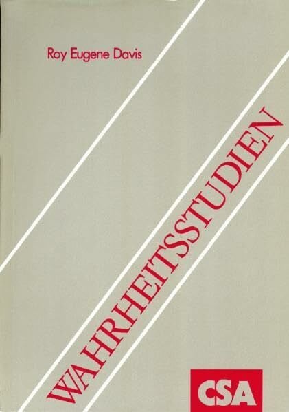 Roy Eugene Davis Wahrheitsstudien