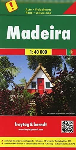 Freytag-Berndt und Artaria KG Freytag Berndt Autokarten, Madeira - Maßstab 1:40 000