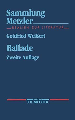 Weißert, Gottfried Ballade (Sammlung Metzler)