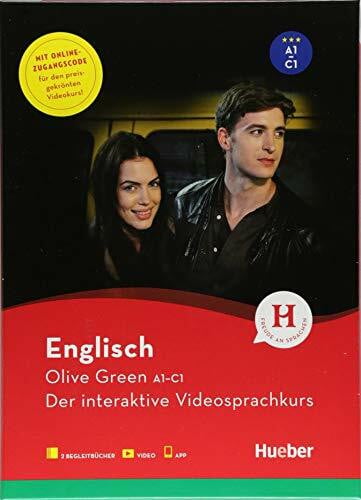 Hueber Verlag GmbH & Co. KG Englisch Olive Green A1-C1: Der interaktive Videosprachkurs / Paket: Der interaktive Videosprachkurs. Mit Online-Zugangscode