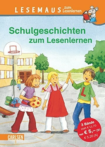 Tielmann, Christian LESEMAUS zum Lesenlernen Sammelbände: Schulgeschichten zum Lesenlernen: Einfache Geschichten zum Selberlesen – Lesen üben und vertiefen