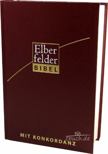 Gott Elberfelder Bibel - Standardausgabe, Kunstleder, rot mit Handkonkordanz: Revision 2006
