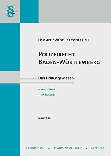 Hein, Michael 13800 - Skript Polizeirecht - Baden-Württemberg: Das Prüfungswissen für Studium und Examen (Skripten - Öffentliches Recht)