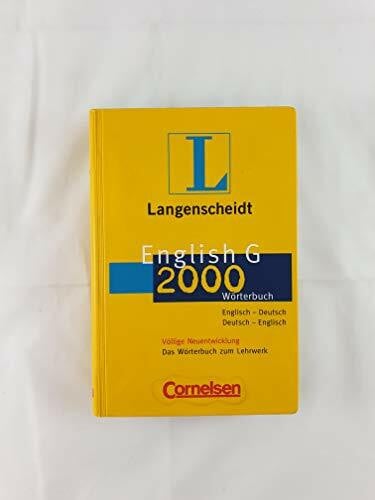 Cornelsen-Redaktion Englisch Langenscheidt English G 2000 Wörterbuch