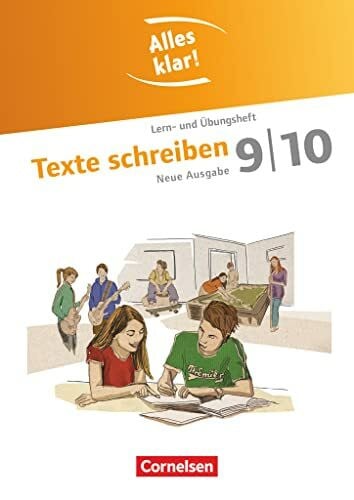 Muñoz, Ina Alles klar! - Deutsch - Sekundarstufe I - 9./10. Schuljahr: Texte schreiben - Lern- und Übungsheft mit beigelegtem Lösungsheft
