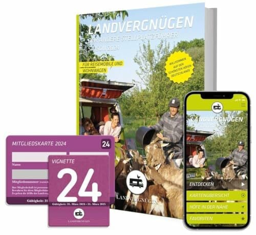 Landvergnügen GmbH Landvergnügen Deutschland: Der andere Stellplatzführer Saison 2024