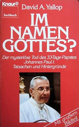 Karl Heinz Siber Im Namen Gottes?