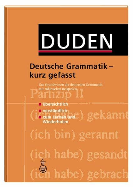 Hoberg, Rudolf Hoberg Ursula Duden - Deutsche Grammatik - kurz gefasst: Das Grundwissen der deutschen Grammatik mit zahlreichen Beispielen